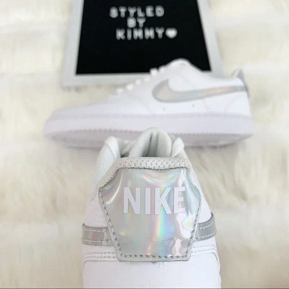 NIKE Court Sneakers White Shoes New Shoe - Picture 4 of 7